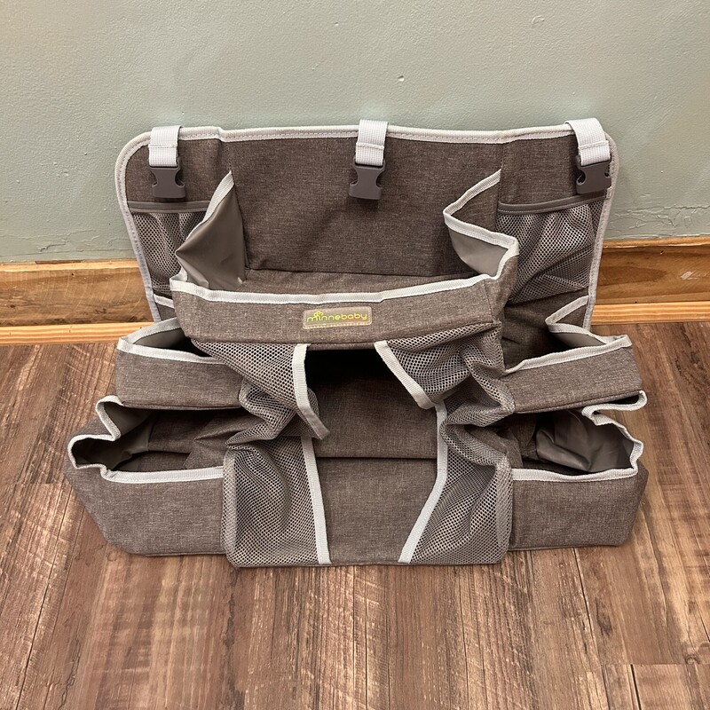 Minne Baby Diaper Caddy, Gray, Size: Diapering