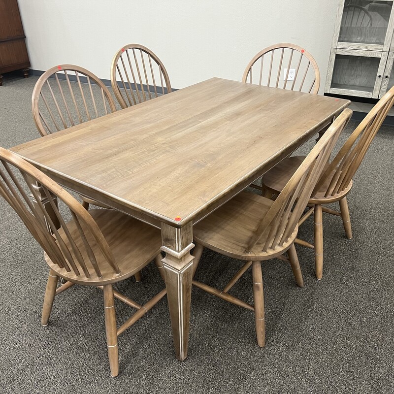 E.A. Table W/ 6 Chairs