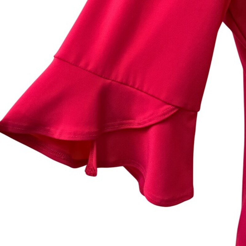 NEW Clara Sun WooTulip Cuff Back Tie Dress<br />
Color: Hot Pink<br />
Size: Medium (12)<br />
Wrinkle Free<br />
Travel Friendly<br />
Ultra Lightweight Soft Knit Fabric<br />
Breathable Jersey-Like Feel<br />
<br />
Retails: $139