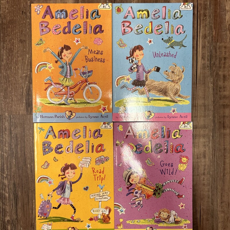 Amelia Bedelia Bks 1-4 Se, Orange, Size: Book