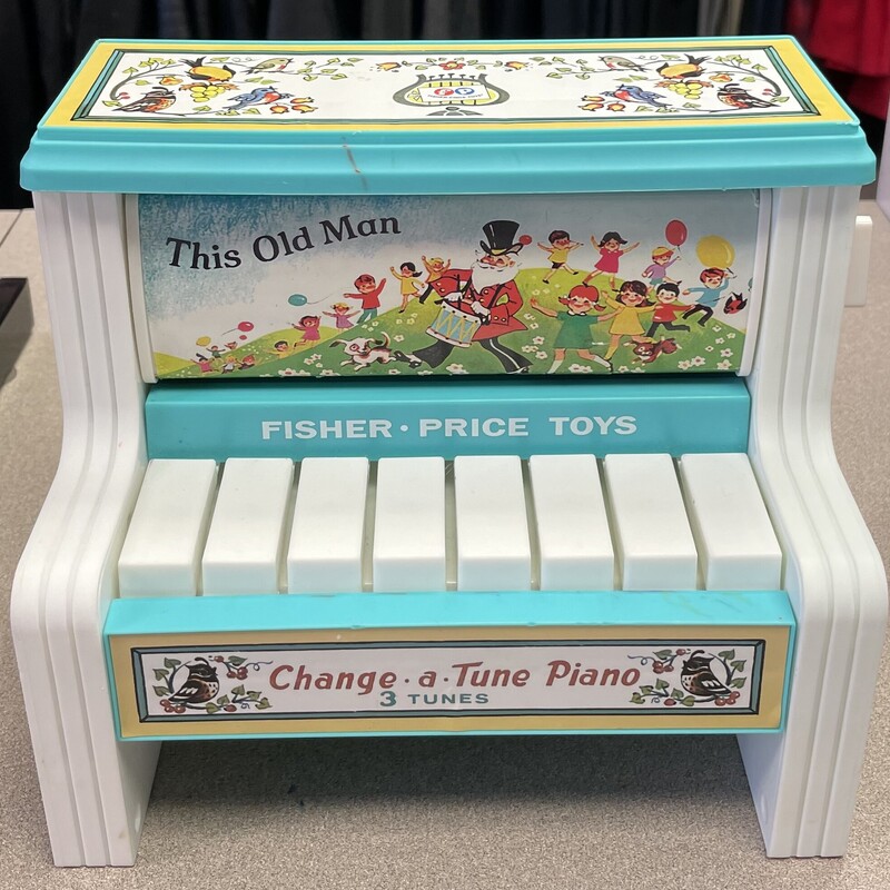 Change A Tune Piano
Fisher Price
Plays three songs!
Size: 12M