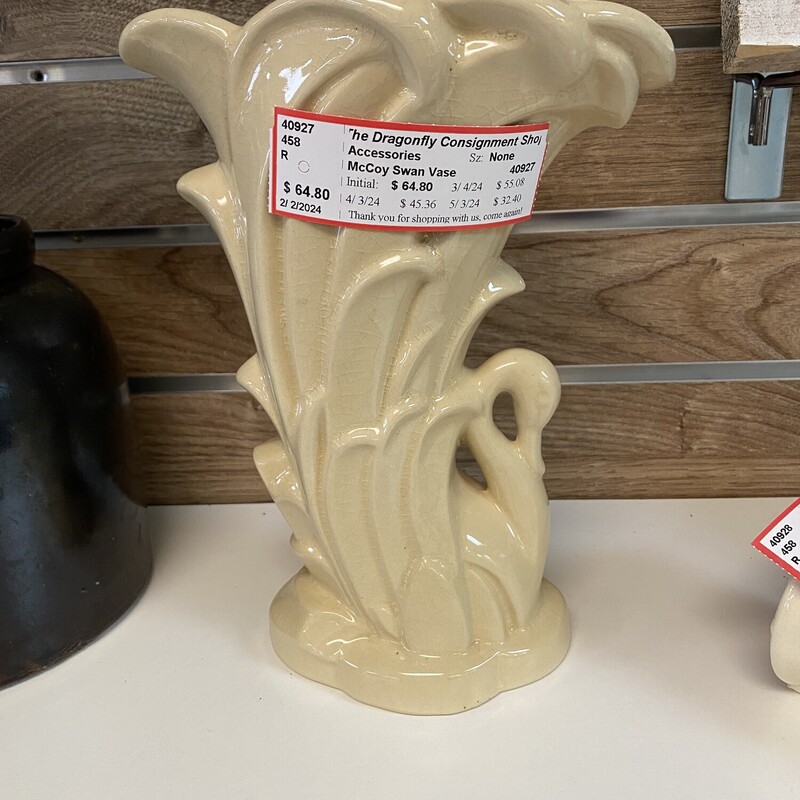 McCoy Swan Vase