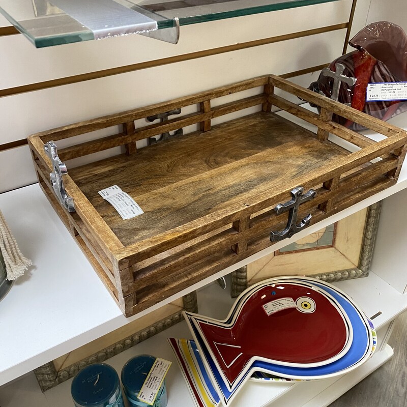 Tray With Anchor Handles