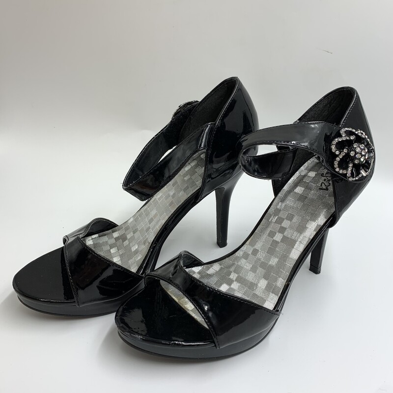 G21 Heels, Black, Size: 6.5