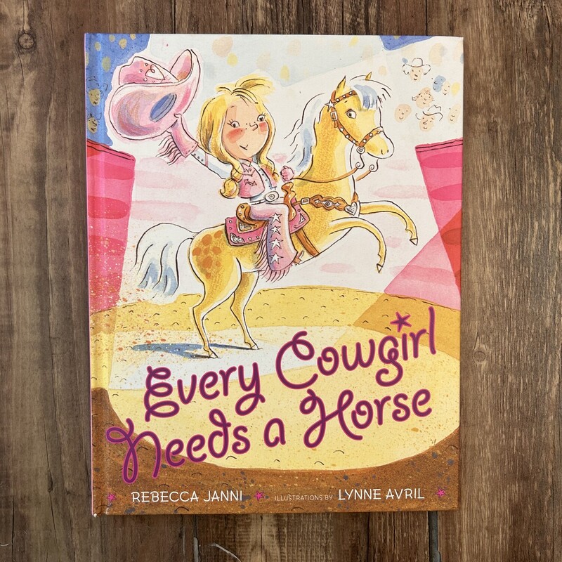 Every Cowgirl Needs A Horse, Yellow, Size: Book
