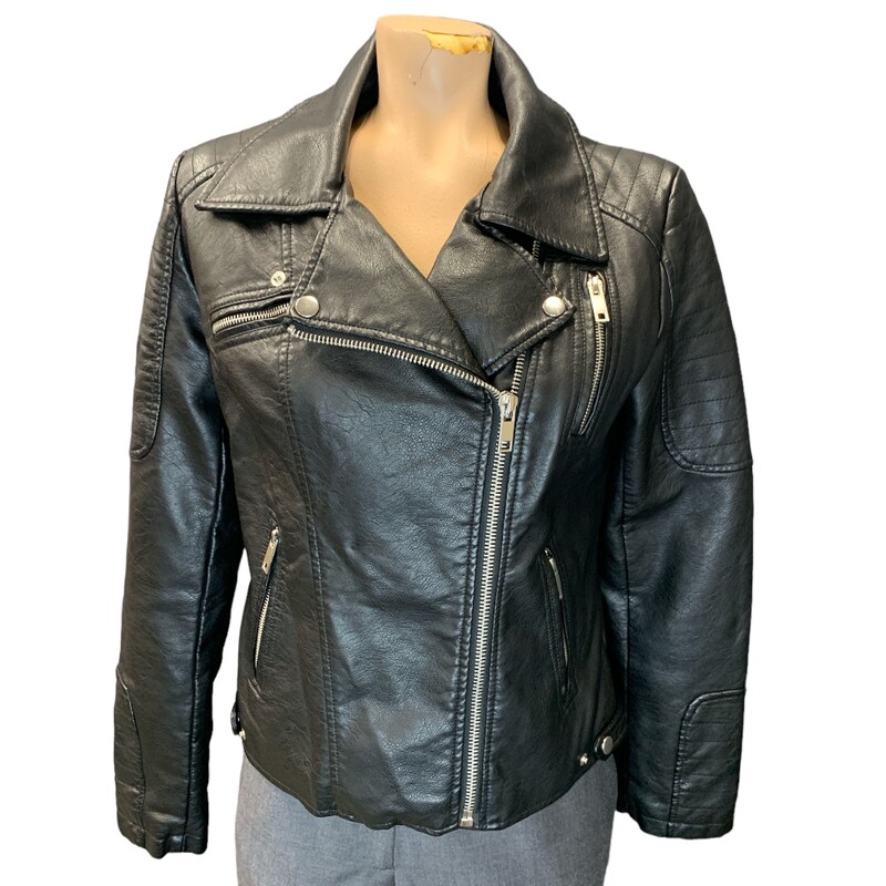 Ardene Leather, Black, Size: M