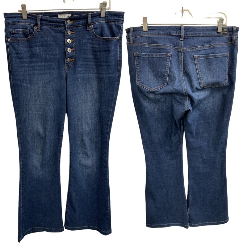 Sofia V Flaire Jeans S12, Denim, Size: L