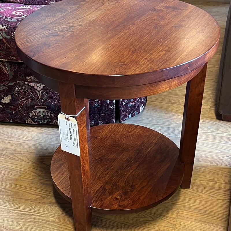 Simply Amish Parkdale, Dark Stain, Shelf
22in diameter, 24in tall