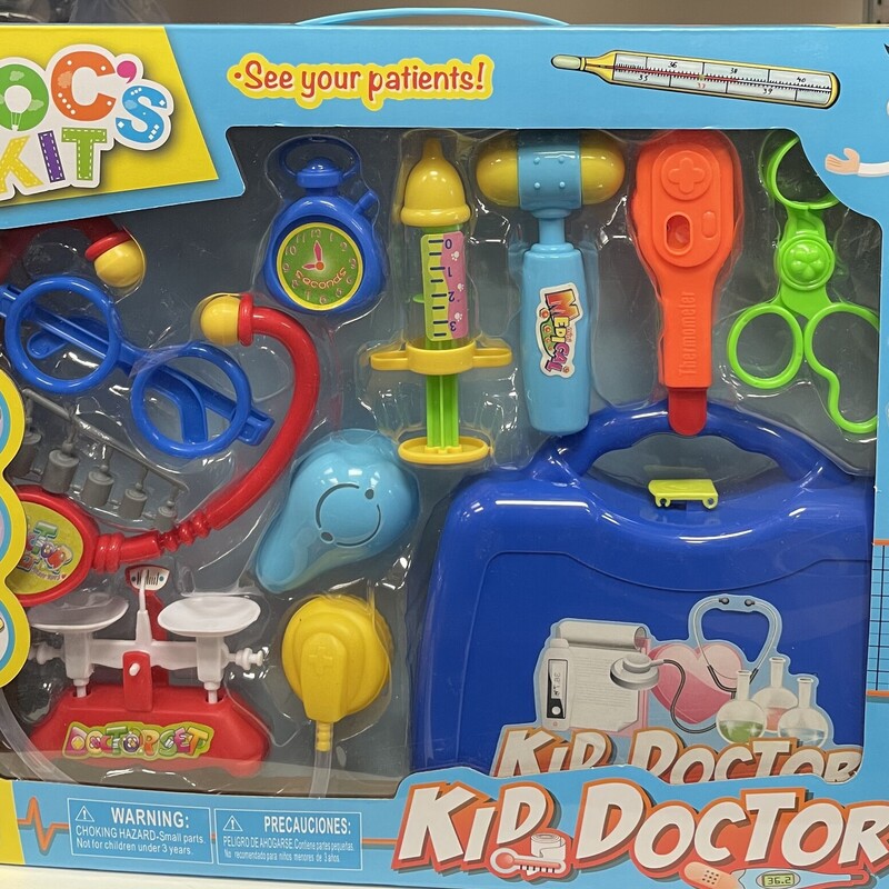 Childrens Doctors Kit, Blue, Size: NEW!
