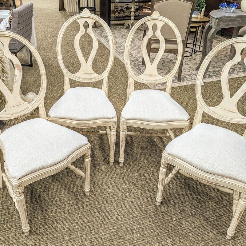 4 Arhaus Cecilia Chairs