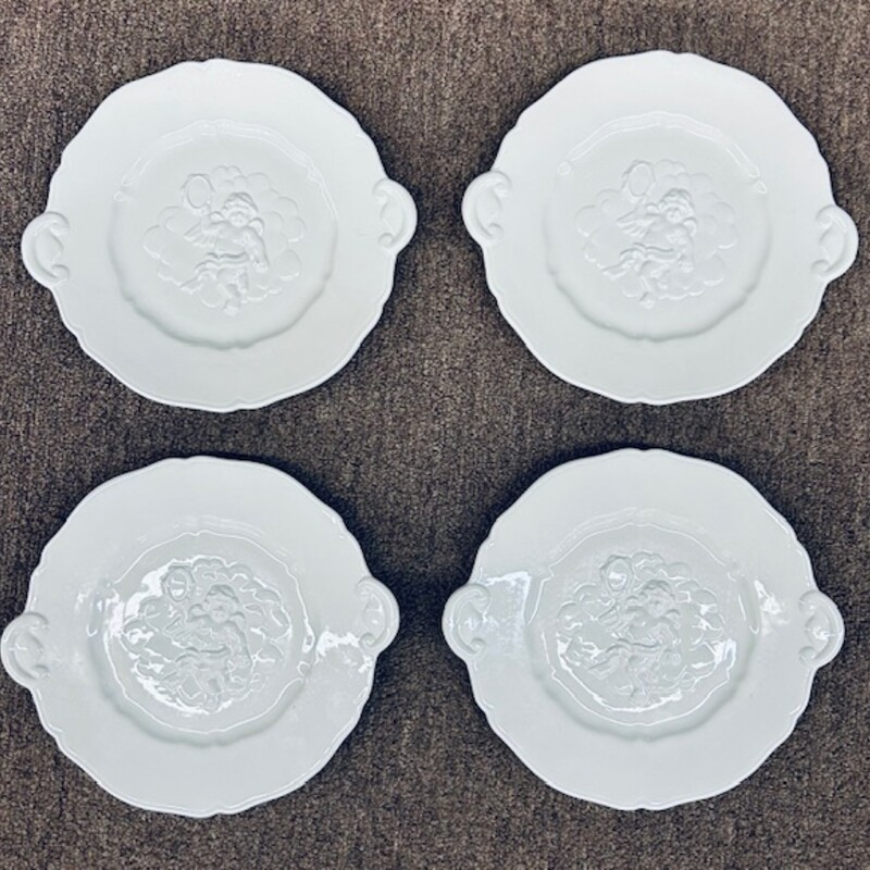 Cherub Fitz + Floyd Plates
Set of 4
White
Size: 8Diam
