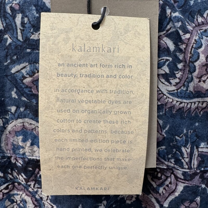 New Pure Jill Dress
Kalamkari Design
Organic Cotton
With Pockets
Colors: Ink, Plum, Lavender
Size: Medium Petite
Retails for $ 149.00