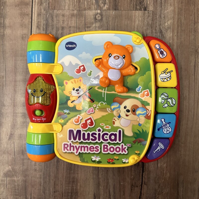 VTech Rhymes Music Book, Rainbow, Size: Baby Toys
