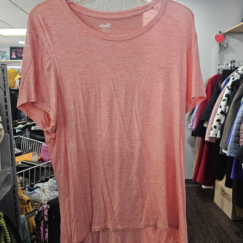 Short sleeve tee in a soft pink