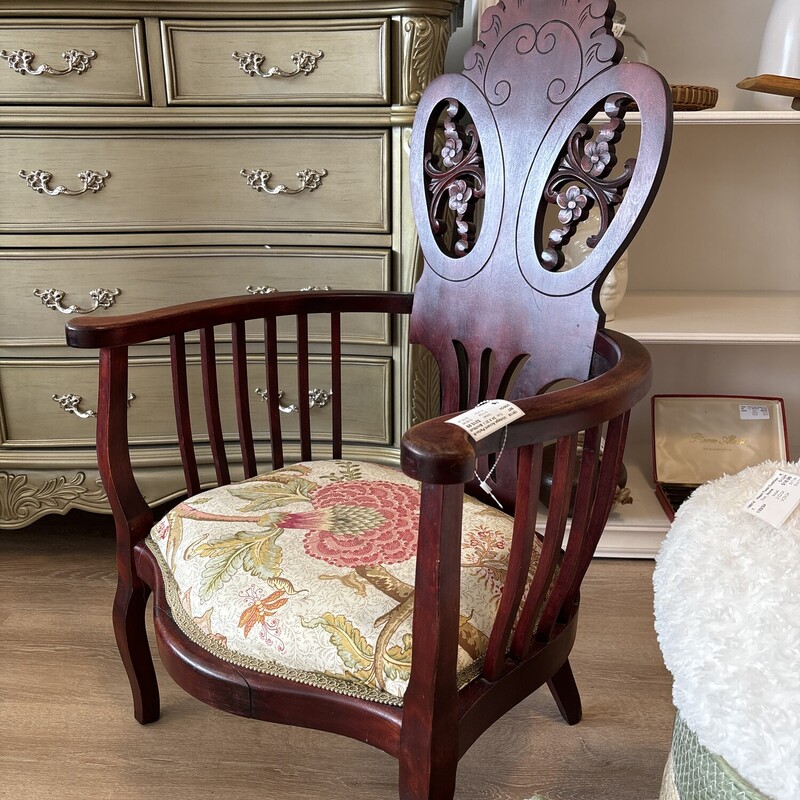 Vintage Accent Parlour<br />
Brown & Multi<br />
Size: 24 X 21 In