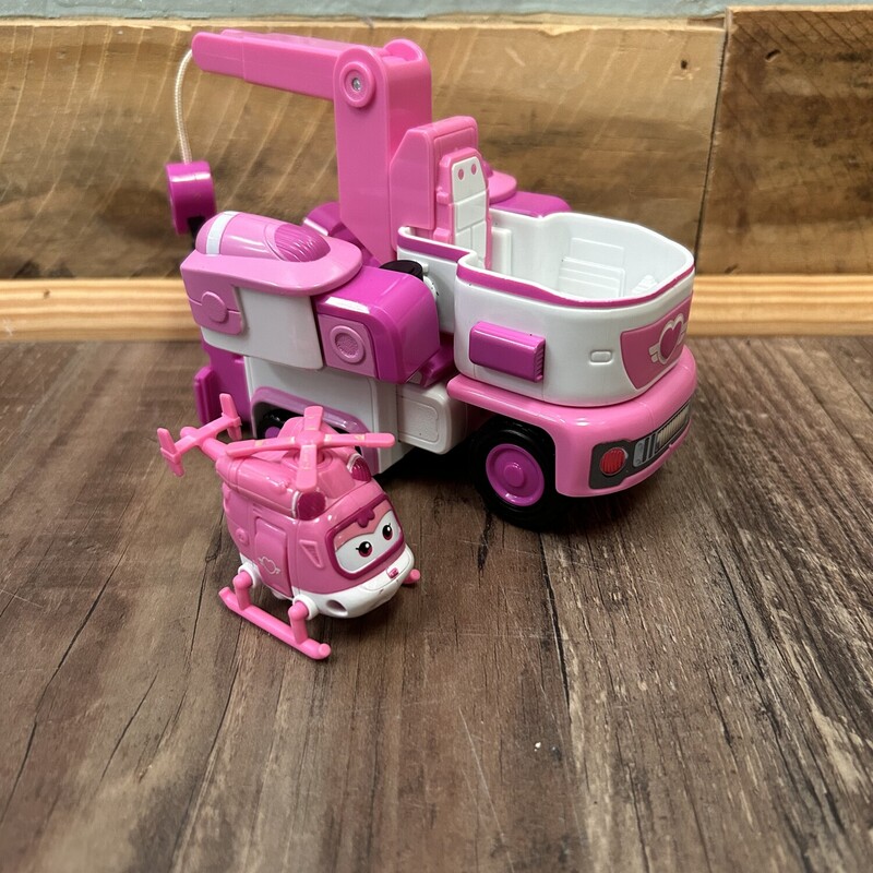 Super Wings Pink Robot, Pink, Size: Toy/Game