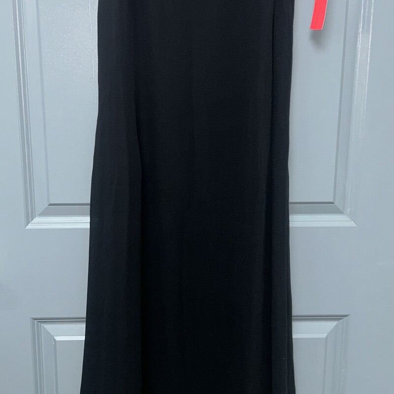 Sz12 Black Sheer Dress