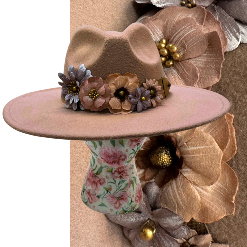 Floral Cowbay Hat