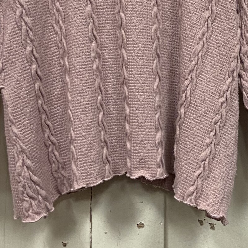 Blush Cable Cowl Sweater<br />
Blush<br />
Size: XL