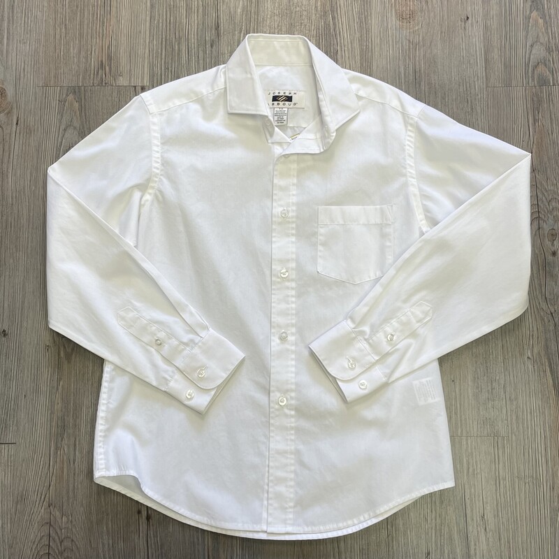 Joseph Abboud Shirt, White, Size: 12Y