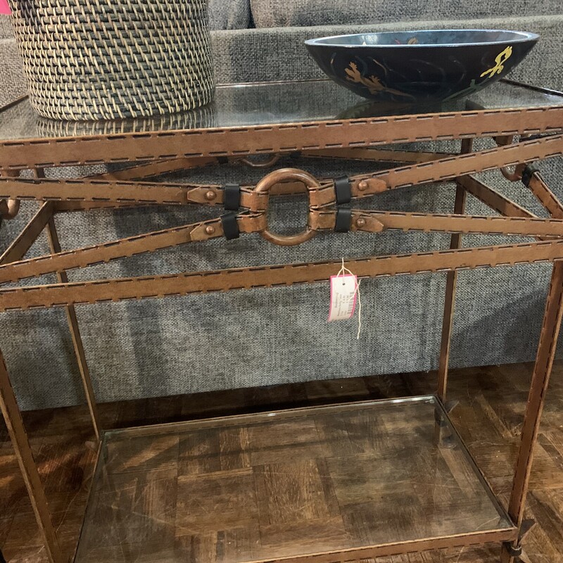 Metal/Glass Entry Table
