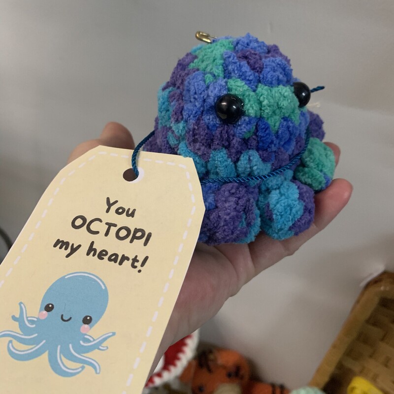 Crochet Octopus, None, Size: None