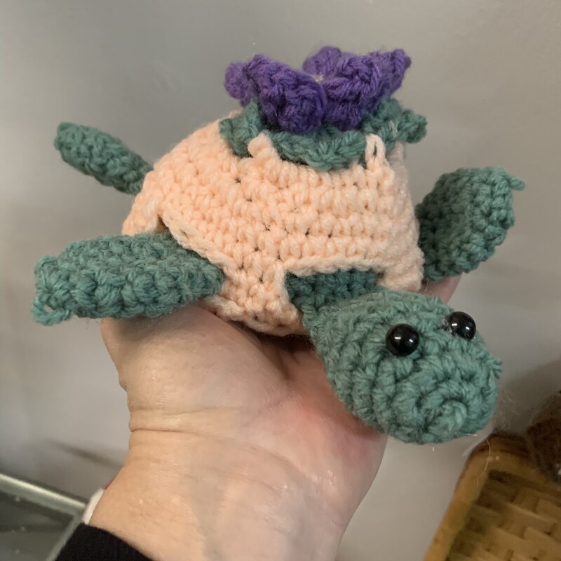 Crochet Turtle, None, Size: None