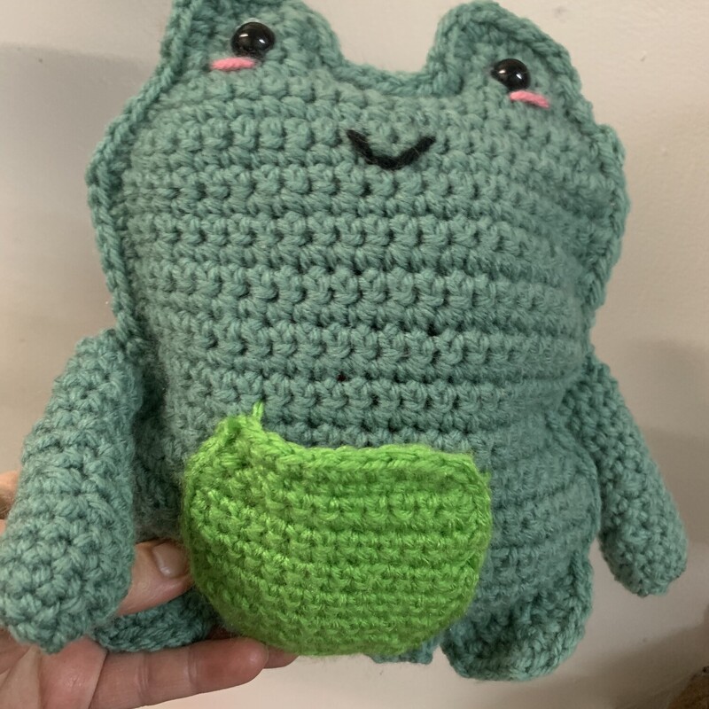 Crochet Frog, None, Size: None