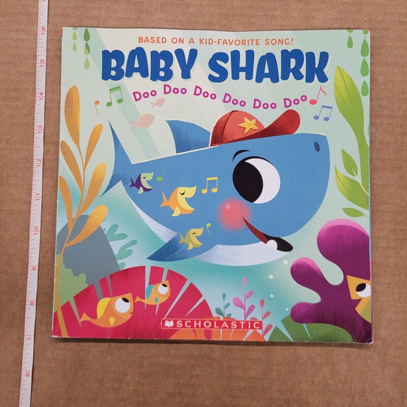 Baby Shark, Size: Back, Item: Paper