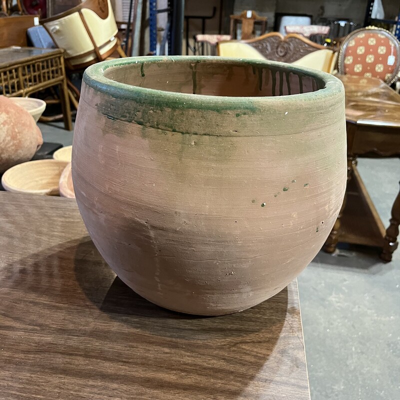 Lg Terra Cotta Bowl, Size: Misc