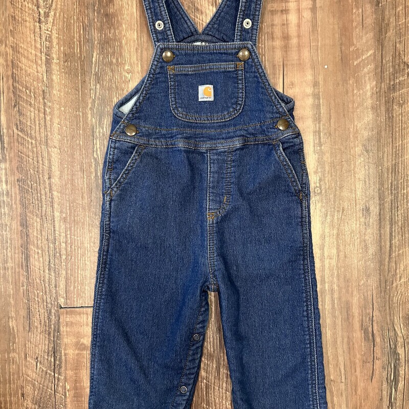 Baby Carhartt Overalls, Blue, Size: Baby 24m