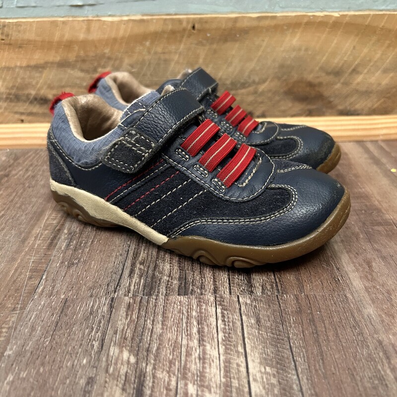 StrideRite Velcro Sneaker, Navy, Size: Shoes 10