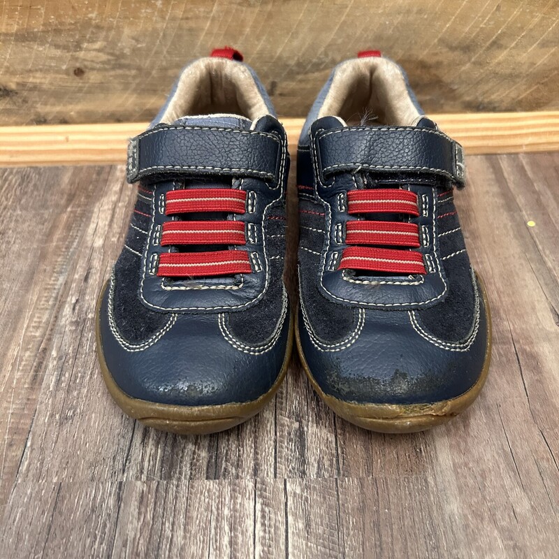 StrideRite Velcro Sneaker, Navy, Size: Shoes 10