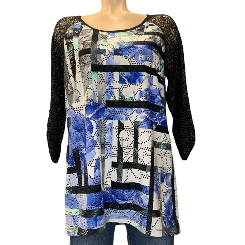 Picadilly NWT, Blk/blue, Size: S