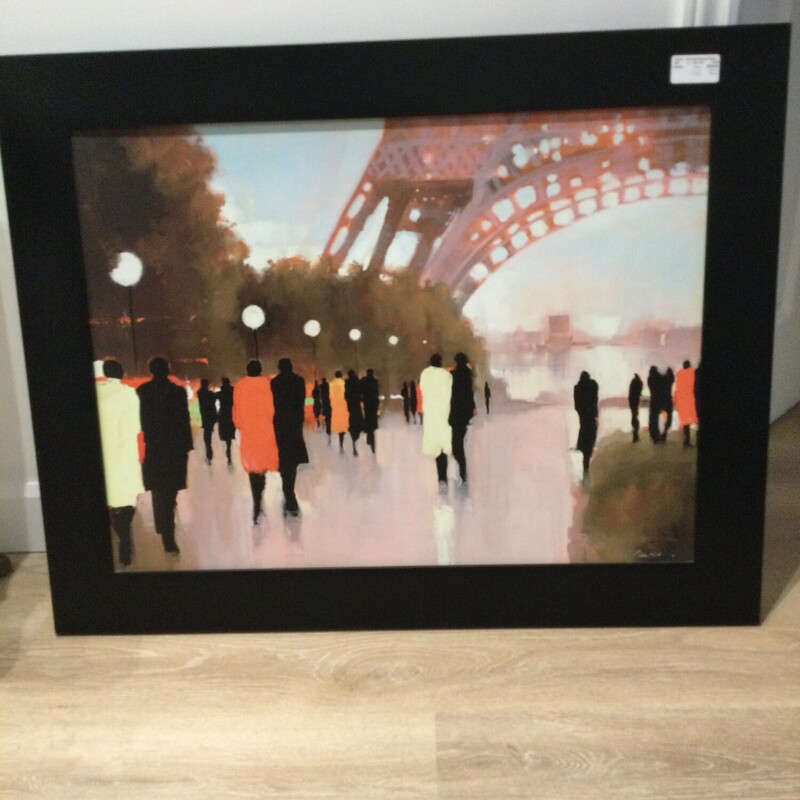 Framed Canvas Paris