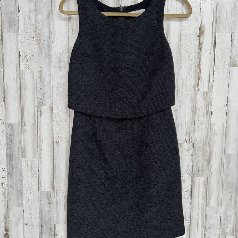 0 Black Tiered Dress, Black, Size: Ladies XS