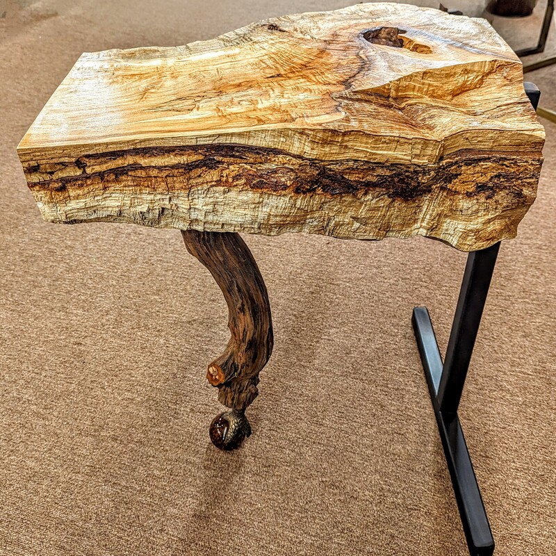 Live Edge Claw Foot Table
