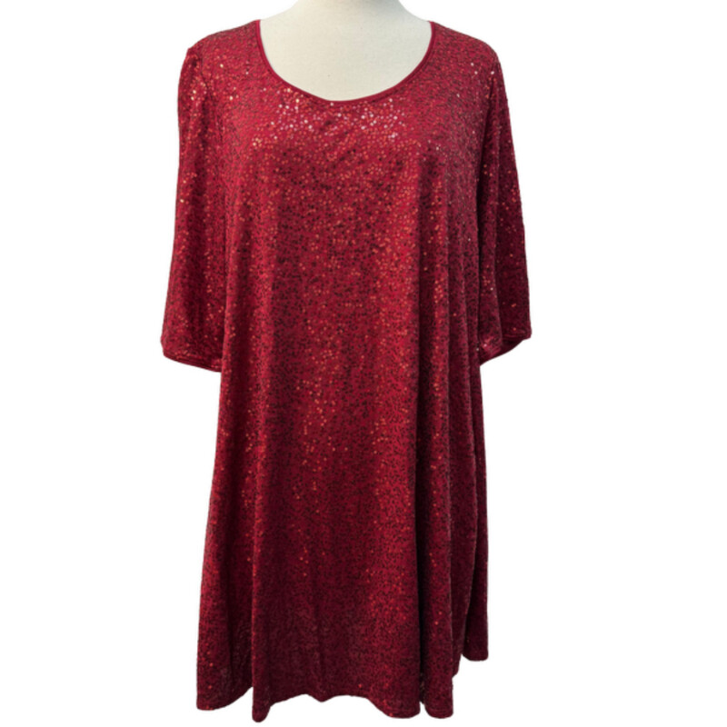 Eileen Fisher Silk and Sequin Tunic
Ruby
Size: XL