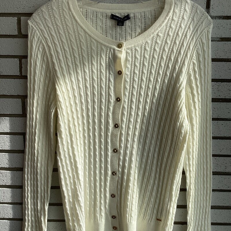 L/s Cable Sweater Buttond