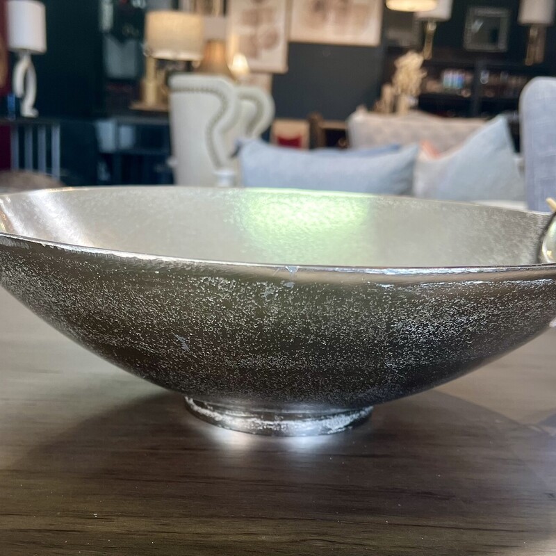 Zodax Aluminum Bowl, None, Size: 15 X 15 X