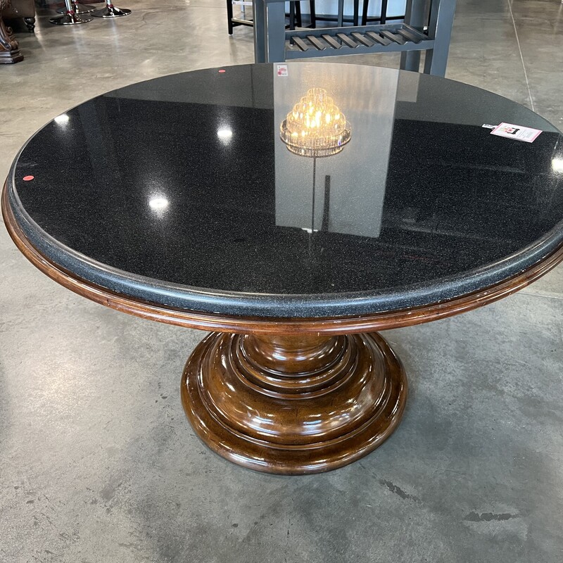Drexel Round Granite Table
