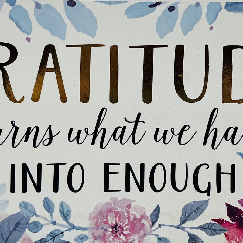 Gratitude Turns...