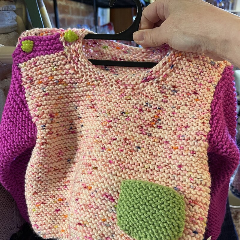 Hand-knit Pocket Sweater