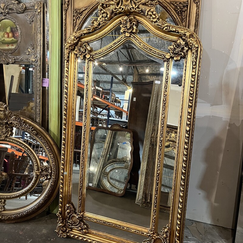 Large Carved Mirror
J425
80.5in high, 41in wide