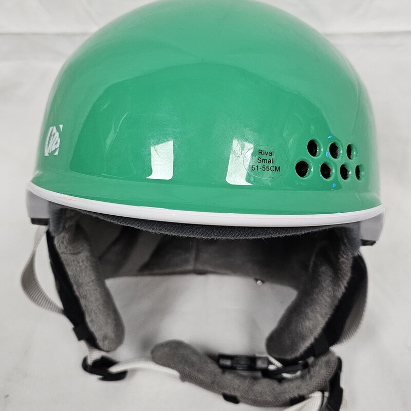 Pre-owned K2 Rival Ski Snowboard Helmet with dial fit system, Size: S (51-55cm).  Has internal speakers so you can listen to music! MSRP $99.99.