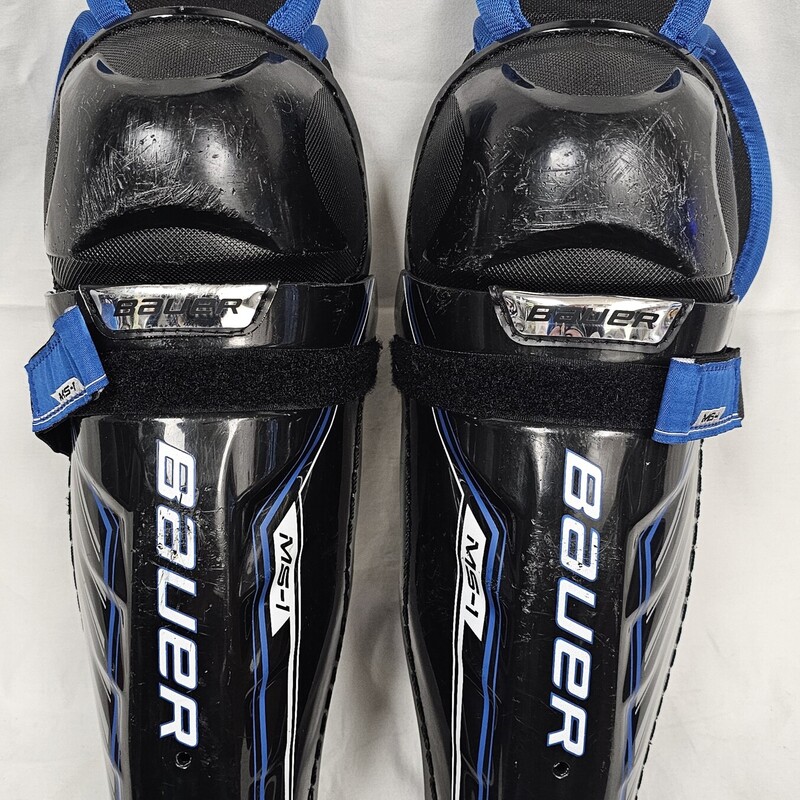 Pre-owned Bauer MS1 Hockey Shin Guards, Size: 10