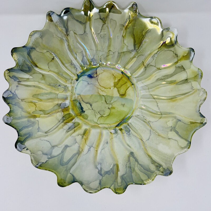 Decorative Bowl  Marble Effect
Lime & Emerald