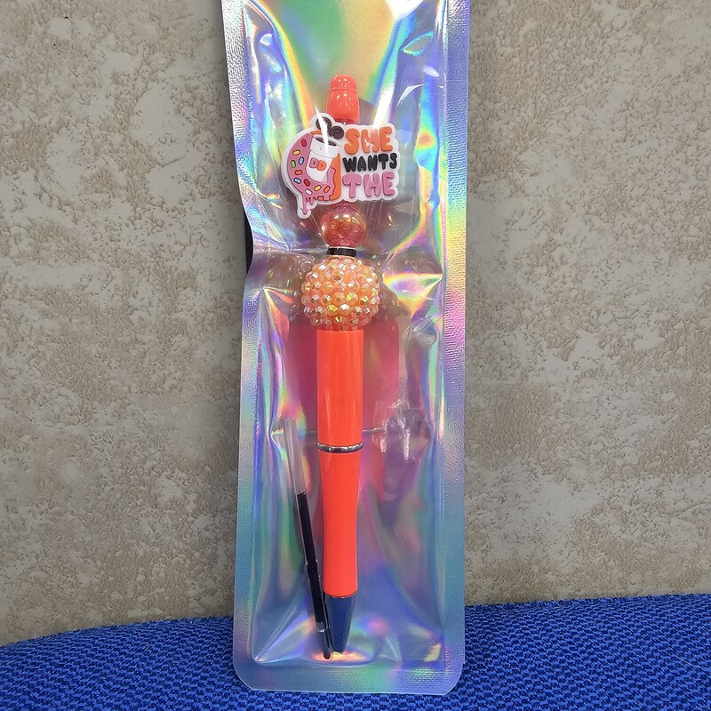PEN SHE WANTS THE DD, ORANGE, Size: None