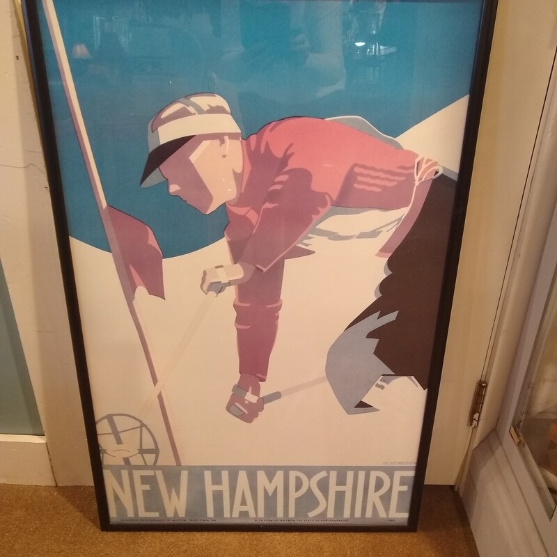 1989 NH Ski Poster