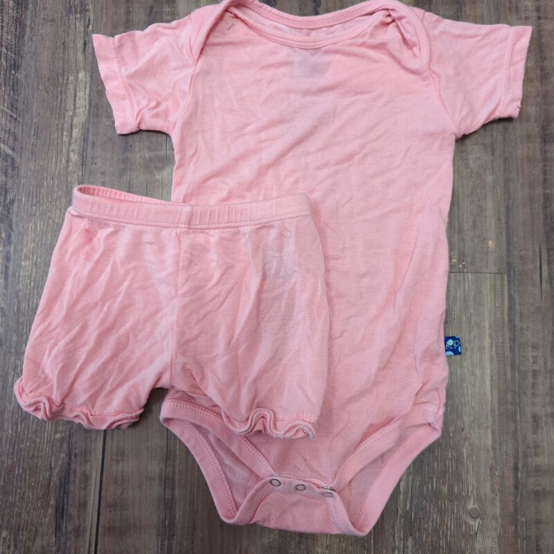 KicKee Pants 2pc Set ASIS, Pink, Size: Baby 6-12M